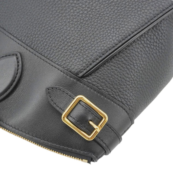 LOUIS VUITTON Vendome MM Taurillon Leather Shoulder Bag Black