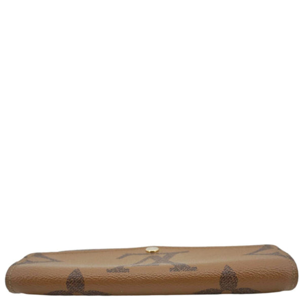 LOUIS VUITTON Sarah Monogram Reverse Canvas Wallet Brown
