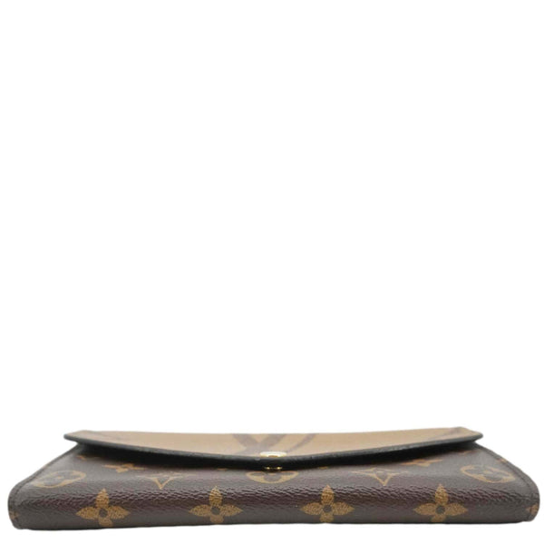 LOUIS VUITTON Sarah Monogram Reverse Canvas Wallet Brown