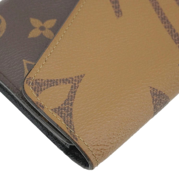 LOUIS VUITTON Sarah Monogram Reverse Canvas Wallet Brown