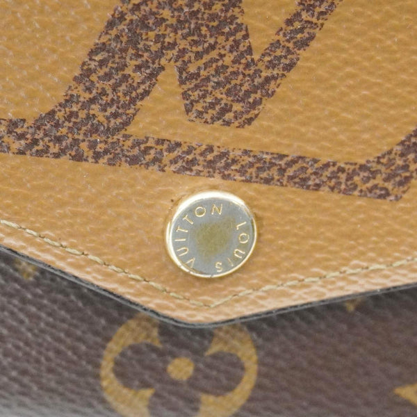 LOUIS VUITTON Sarah Monogram Reverse Canvas Wallet Brown