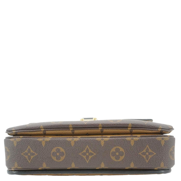 LOUIS VUITTON Metis Pochette Reverse Monogram Canvas Crossbody Bag Brown