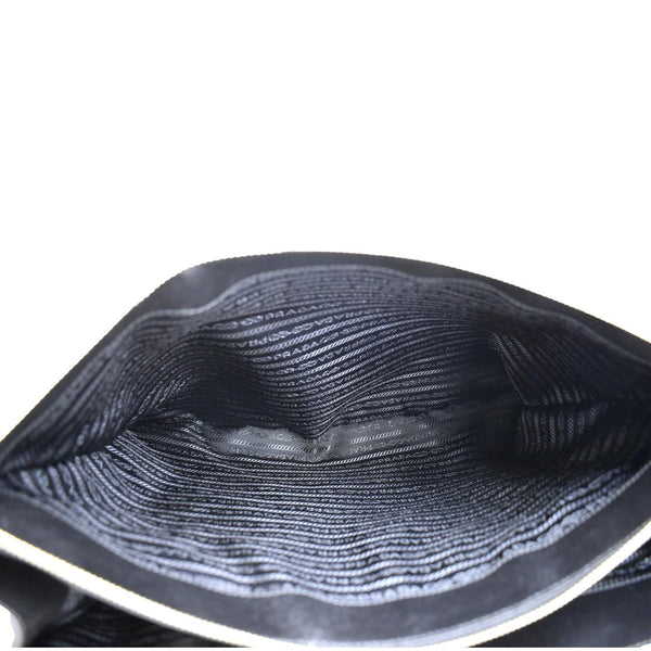 PRADA Galleria Double-Zip Saffiano Leather Tote Bag Black