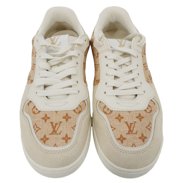 LOUIS VUITTON LV Stadium Monogram raffia Sneaker Natural