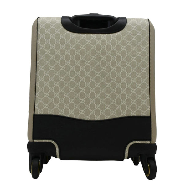 GUCCI Savoy Cabin Trolley Small GG Supreme Canvas Travel Bag Beige 693646