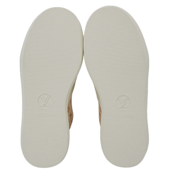 LOUIS VUITTON LV Stadium Monogram raffia Sneaker Natural