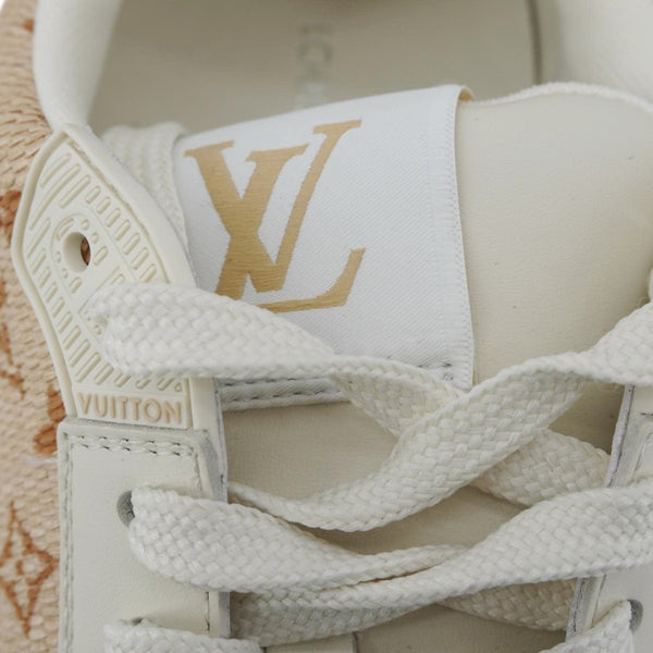 LOUIS VUITTON LV Stadium Monogram raffia Sneaker Natural