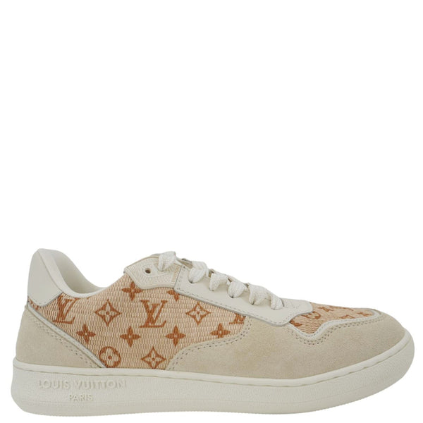 LOUIS VUITTON LV Stadium Monogram raffia Sneaker Natural
