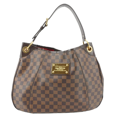 LOUIS VUITTON Galliera PM Made to Order Damier Ebene Shoulder Bag Brown