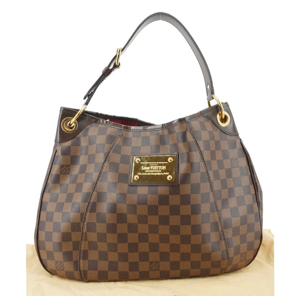 LOUIS VUITTON Galliera PM Made to Order Damier Ebene Shoulder Bag Brown