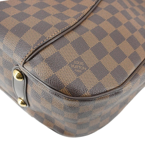 LOUIS VUITTON Galliera PM Made to Order Damier Ebene Shoulder Bag Brown