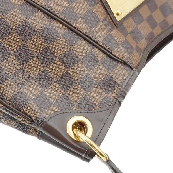 LOUIS VUITTON Galliera PM Made to Order Damier Ebene Shoulder Bag Brown