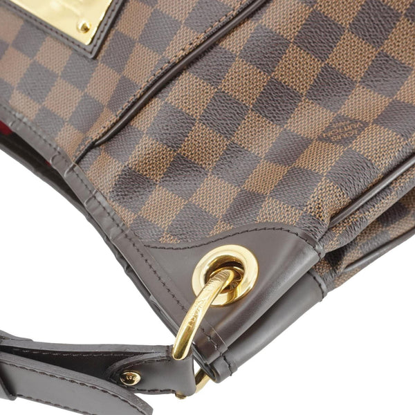 LOUIS VUITTON Galliera PM Made to Order Damier Ebene Shoulder Bag Brown