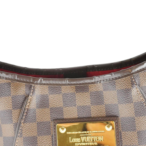 LOUIS VUITTON Galliera PM Made to Order Damier Ebene Shoulder Bag Brown