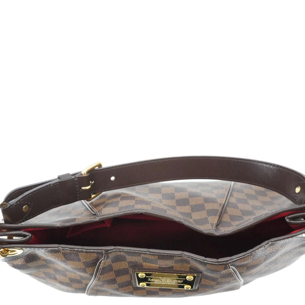 LOUIS VUITTON Galliera PM Made to Order Damier Ebene Shoulder Bag Brown