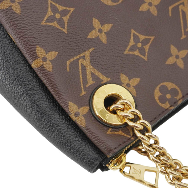 LOUIS VUITTON Surene BB Monogram Canvas Shoulder Bag Black