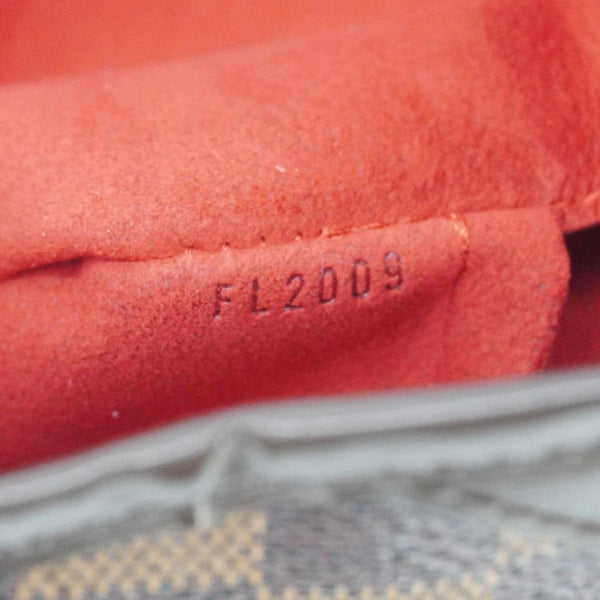 LOUIS VUITTON Galliera PM Made to Order Damier Ebene Shoulder Bag Brown