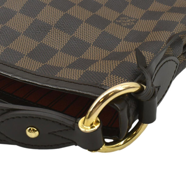LOUIS VUITTON Delightful MM Damier Ebene Hobo Bag Brown