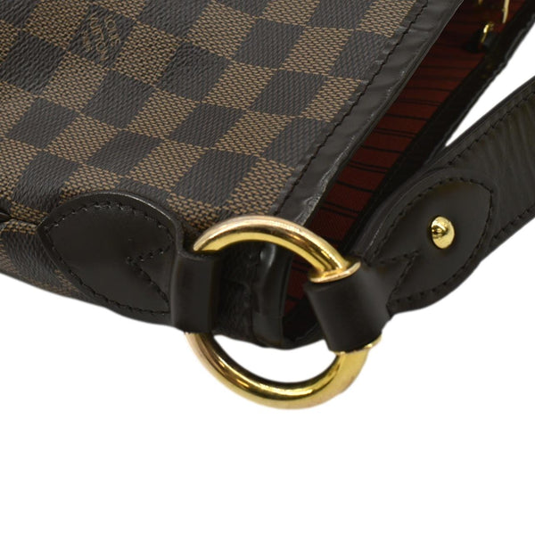 LOUIS VUITTON Delightful MM Damier Ebene Hobo Bag Brown