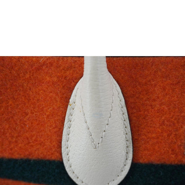 GUCCI Pyeongchang Wool Tote Shoulder Bag Orange 675888