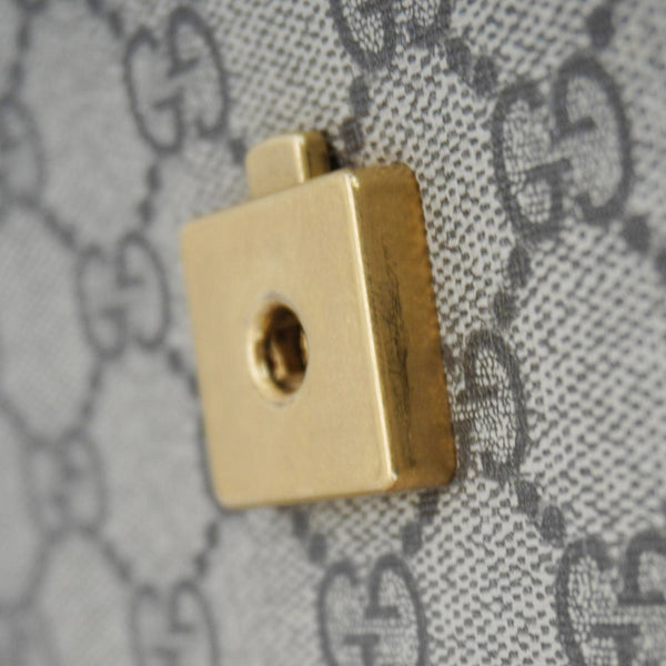 GUCCI Queen Margaret Bee GG Supreme Canvas Shoulder Bag Red 476541