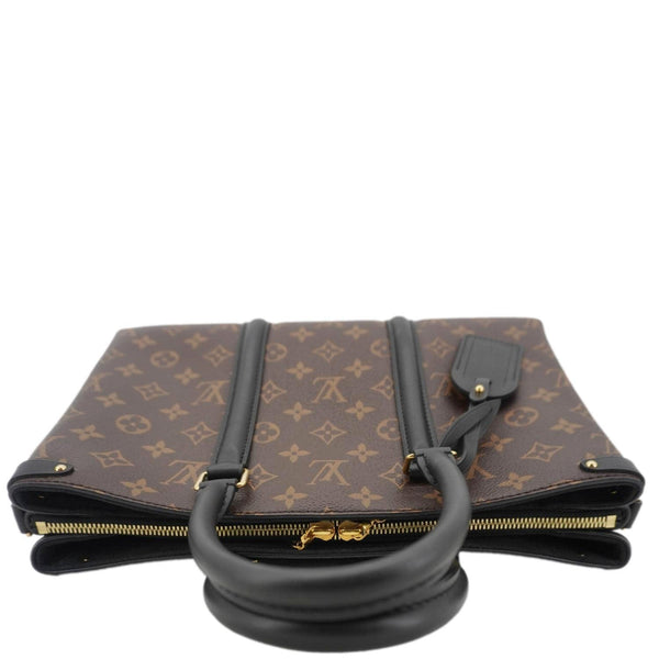 LOUIS VUITTON Soufflot MM Monogram Canvas Shoulder Bag Brown