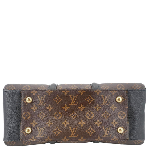 LOUIS VUITTON Soufflot MM Monogram Canvas Shoulder Bag Brown