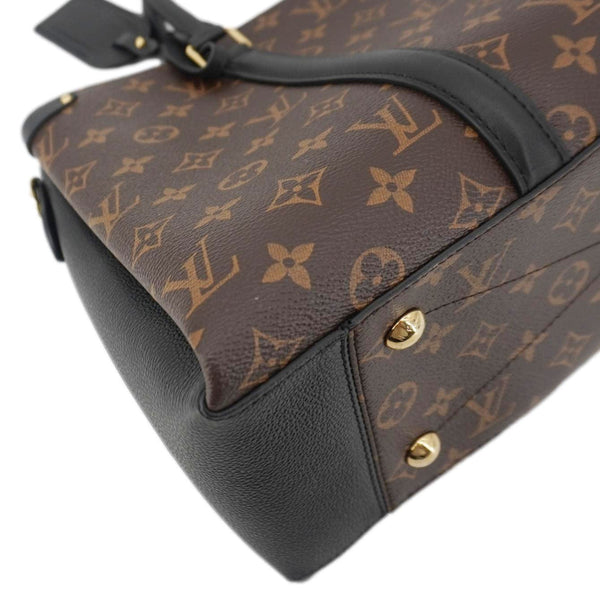 LOUIS VUITTON Soufflot MM Monogram Canvas Shoulder Bag Brown