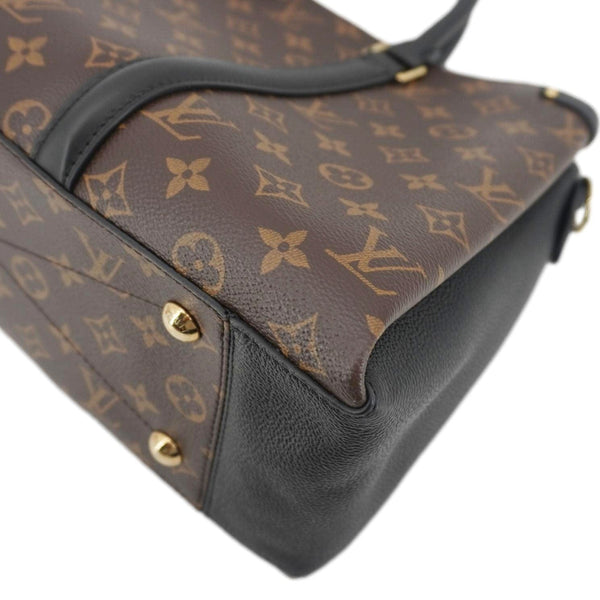 LOUIS VUITTON Soufflot MM Monogram Canvas Shoulder Bag Brown
