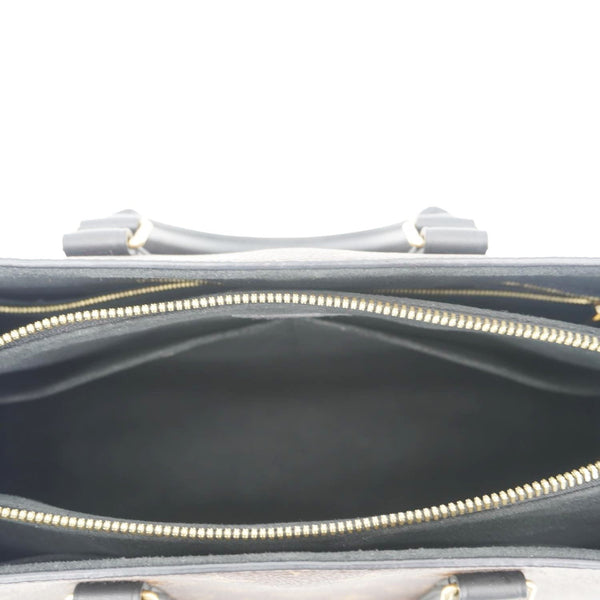 LOUIS VUITTON Soufflot MM Monogram Canvas Shoulder Bag Brown