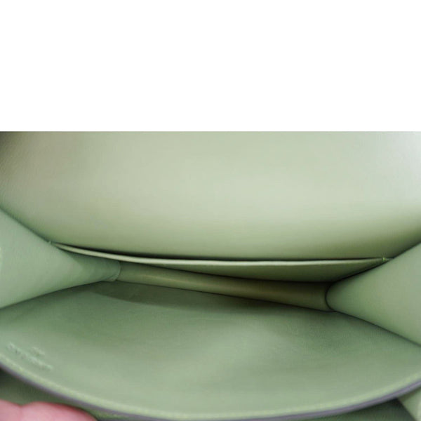 HERMES Constance 18 Epsom Leather Crossbody Bag Green