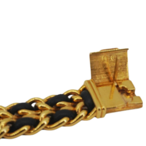 CHANEL 20mm Chain Premiere Stainless Steel Lambskin Quartz Watch Gold