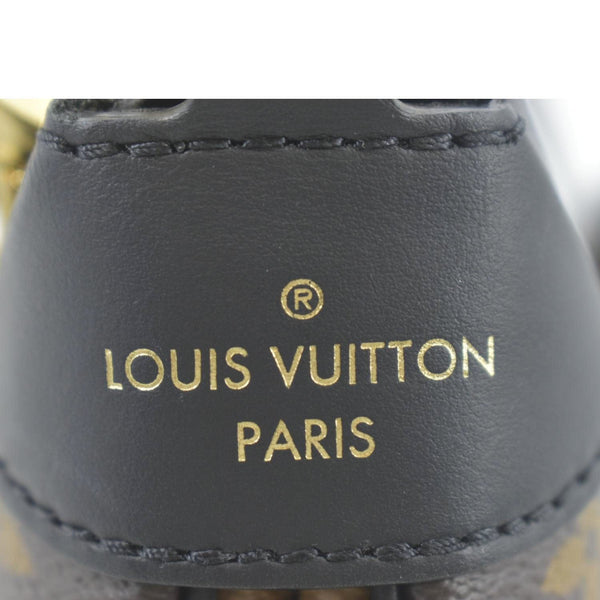 LOUIS VUITTON Twinny Monogram Canvas Shoulder Bag Brown