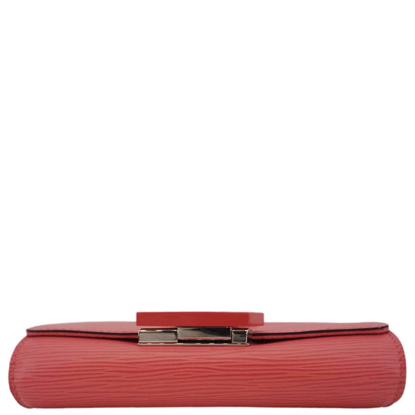 LOUIS VUITTON Louise PM Epi Leather Crossbody Bag Coral