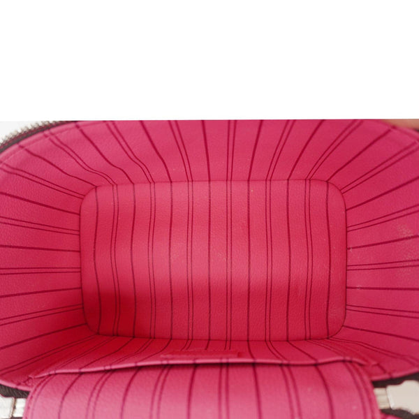 LOUIS VUITTON Nice Mini Monogram Macassar Canvas Toiletry Pouch Pondichery Pink