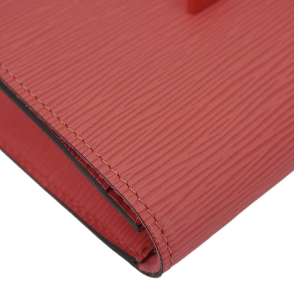 LOUIS VUITTON Louise PM Epi Leather Crossbody Bag Coral