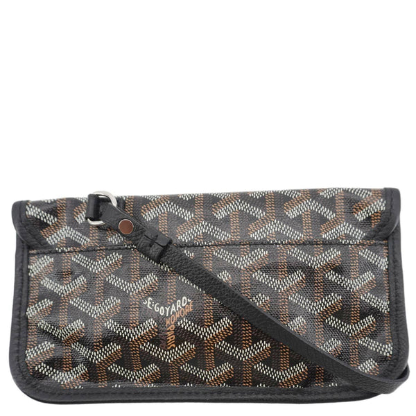 GOYARD Coated Canvas Wristlet Black