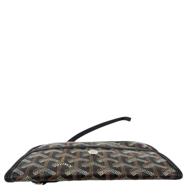GOYARD Coated Canvas Wristlet Black