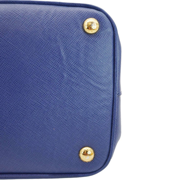 PRADA Galleria Double-Zip Large Saffiano Lux Leather Tote Bag Blue
