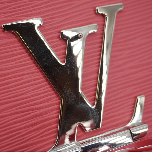 LOUIS VUITTON Louise PM Epi Leather Crossbody Bag Coral