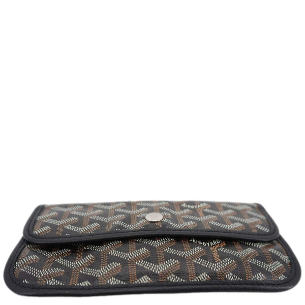 GOYARD Coated Canvas Wristlet Black