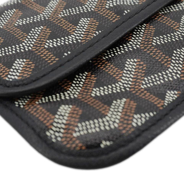 GOYARD Coated Canvas Wristlet Black