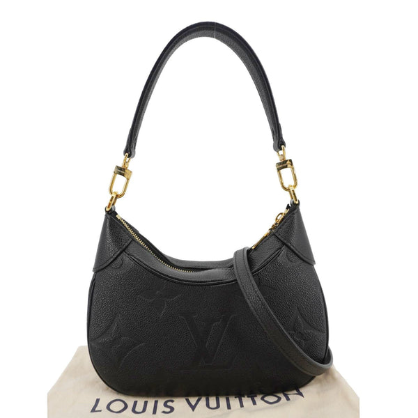 LOUIS VUITTON Bagatelle Monogram Empreinte Shoulder Bag Black