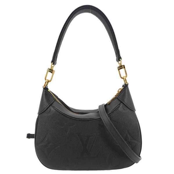LOUIS VUITTON Bagatelle Monogram Empreinte Shoulder Bag Black