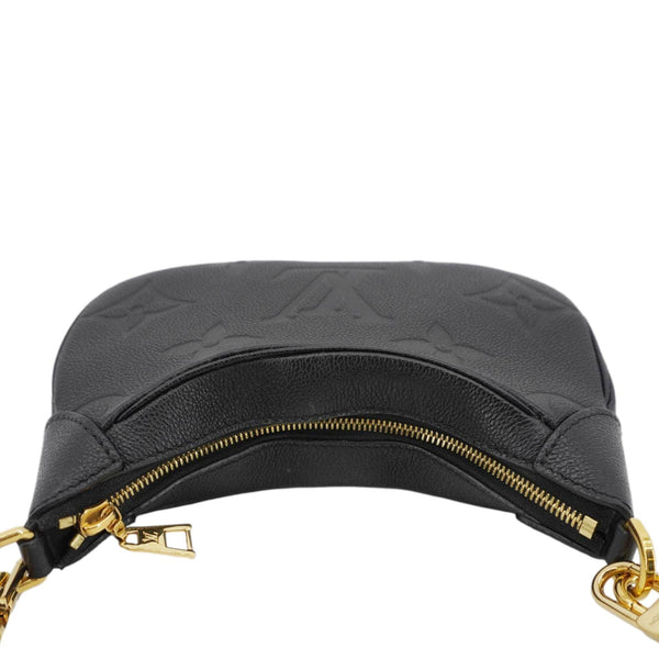 LOUIS VUITTON Bagatelle Monogram Empreinte Shoulder Bag Black