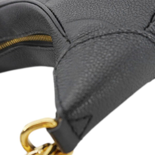 LOUIS VUITTON Bagatelle Monogram Empreinte Shoulder Bag Black