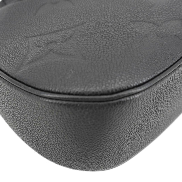 LOUIS VUITTON Bagatelle Monogram Empreinte Shoulder Bag Black