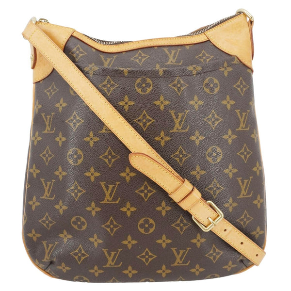 LOUIS VUITTON Odeon Monogram Canvas Shoulder Bag Brown