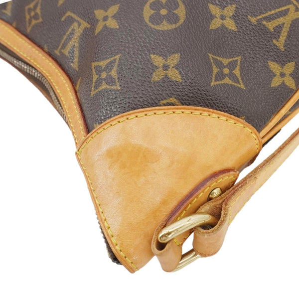LOUIS VUITTON Odeon Monogram Canvas Shoulder Bag Brown