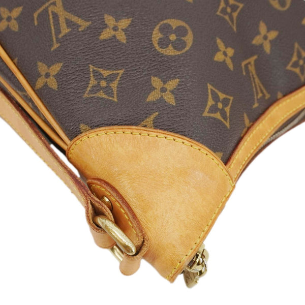 LOUIS VUITTON Odeon Monogram Canvas Shoulder Bag Brown